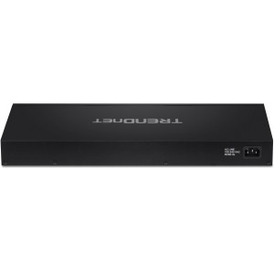 TRENDnet TPE-3018LS 18-Port Gigabit Poe+ Surveillance Switch, 16x Gigabit PoE+, 2x Shared Gigabit ports (RJ-45 or SFP), 30W/Port, Rackmount